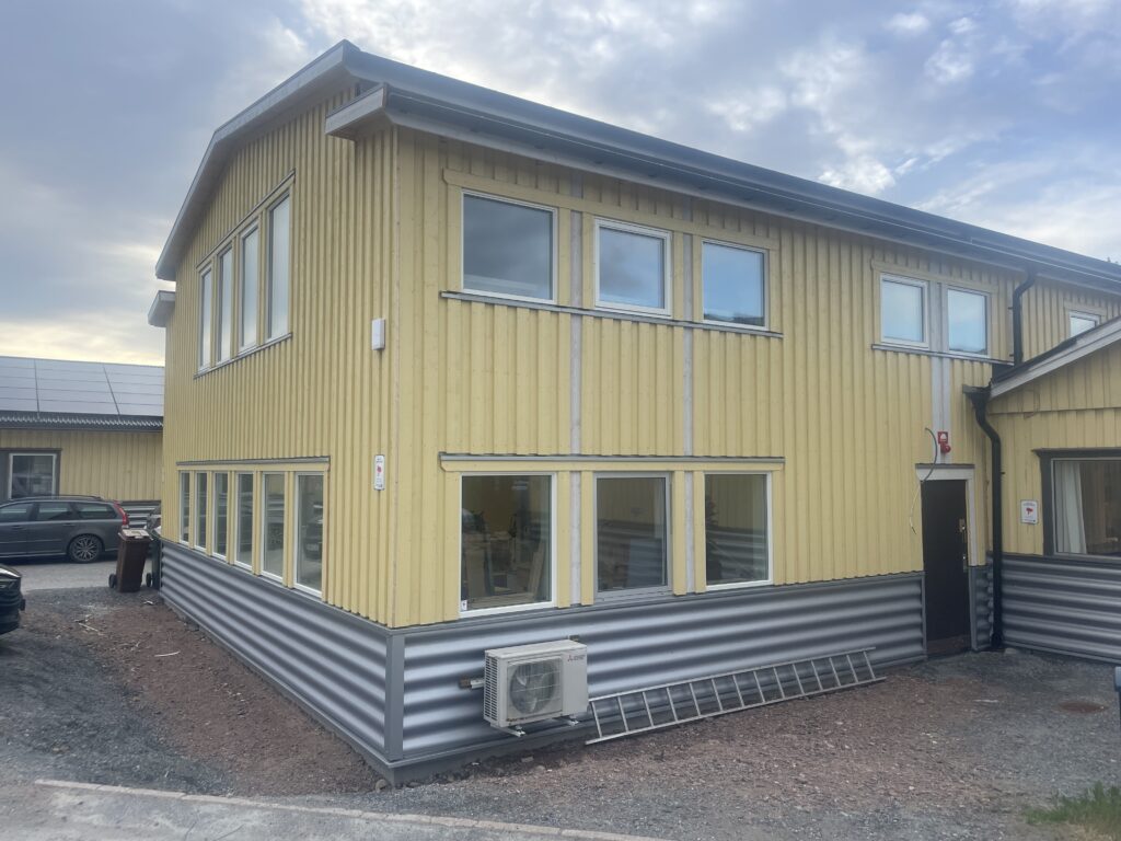 Ny yttervägg